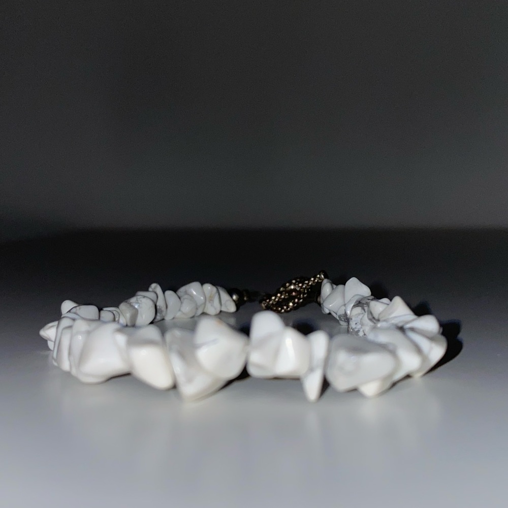 White Marble Stone Bracelet